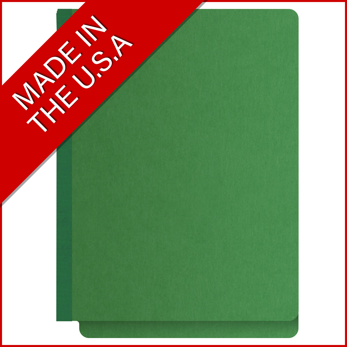 Tops Classification Folder 1 Partition Letter Green PU41GRE 